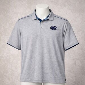 Tommy Bahama Penn State Polo Shirt Mens XXXL Grey IslandZone Nittany Lions NCAA
